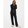 image:imageANRABESS Women Pajama Lounge Sets 2026 Fall 2 Piece Outfits Ribbed Long Sleeve Matching PJ Set Sleepwear LoungewearBlack