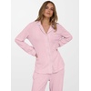 image:imageANRABESS Women Pajama Lounge Sets 2026 Fall 2 Piece Outfits Ribbed Long Sleeve Matching PJ Set Sleepwear LoungewearPink