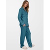 image:imageANRABESS Women Pajama Lounge Sets 2026 Fall 2 Piece Outfits Ribbed Long Sleeve Matching PJ Set Sleepwear LoungewearTeal