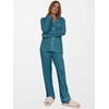 image:imageANRABESS Women Pajama Lounge Sets 2026 Fall 2 Piece Outfits Ribbed Long Sleeve Matching PJ Set Sleepwear LoungewearTeal