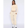 image:imageANRABESS Womens 2 Piece Sweatsuits Long Sleeve Tight Shirt Tops Joggers Fleece Sweatpants Sets 2026 Fall Sweat Lounge OutfitsYellow Apricot