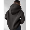 image:imageANRABESS Womens Oversized Hoodies V Neck Sweatshirts Fleece Long Sleeve Pullover Y2K Clothes 2026 Fall Trendy OutfitsDark Grey