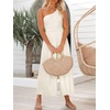 image:imageANRABESS Womens Summer Straps One Shoulder High Waist Dressy Casual Wide Leg Linen Jumpsuit Romper Beach Travel OutfitsWhite