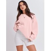 image:imageANRABESS Womens Sweatshirts Crewneck Fleece Oversized Pullover Sweater Spring Winter Cute Tops Teen Girls Preppy Clothes 2026Light Pink
