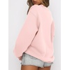 image:imageANRABESS Womens Sweatshirts Crewneck Fleece Oversized Pullover Sweater Spring Winter Cute Tops Teen Girls Preppy Clothes 2026Light Pink