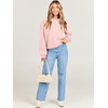 image:imageANRABESS Womens Sweatshirts Crewneck Fleece Oversized Pullover Sweater Spring Winter Cute Tops Teen Girls Preppy Clothes 2026Light Pink