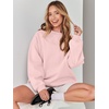 image:imageANRABESS Womens Sweatshirts Crewneck Fleece Oversized Pullover Sweater Spring Winter Cute Tops Teen Girls Preppy Clothes 2026Light Pink