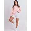 image:imageANRABESS Womens Sweatshirts Crewneck Fleece Oversized Pullover Sweater Spring Winter Cute Tops Teen Girls Preppy Clothes 2026Light Pink
