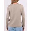 image:imageANRABESS Long Sleeve Shirts for WomenSoft Stretchy WrinkleFree TopsCasual Crew Neck T Shirt for Work Daily FallKhaki