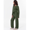image:imageANRABESS Lounge Sets for Women Fuzzy Fleece Pajama Sets 2 Piece Outfits Cozy Sweater Matching Set 2026 Fall Winter LoungewearLawn Green