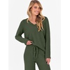 image:imageANRABESS Lounge Sets for Women Fuzzy Fleece Pajama Sets 2 Piece Outfits Cozy Sweater Matching Set 2026 Fall Winter LoungewearLawn Green
