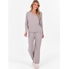 image:imageANRABESS Lounge Sets for Women Fuzzy Fleece Pajama Sets 2 Piece Outfits Cozy Sweater Matching Set 2026 Fall Winter LoungewearSilver Grey