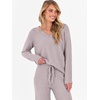image:imageANRABESS Lounge Sets for Women Fuzzy Fleece Pajama Sets 2 Piece Outfits Cozy Sweater Matching Set 2026 Fall Winter LoungewearSilver Grey