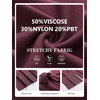 image:imageANRABESS Womens 2 Piece Outfits Oversized Knit Sweater Set Wide Leg Pant Cozy Lounge Matching Pajama Sets 2026 Trendy ClothesBurgundy