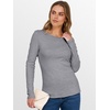 image:imageANRABESS Womens Long Sleeve Thermal Shirts Slim Fit Basic Tee Tops Warm Fleece Undershirts 2026 Fall Winter Layer OutfitsGrey