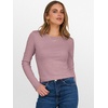 image:imageANRABESS Womens Long Sleeve Thermal Shirts Slim Fit Basic Tee Tops Warm Fleece Undershirts 2026 Fall Winter Layer OutfitsGrey Pink
