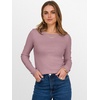 image:imageANRABESS Womens Long Sleeve Thermal Shirts Slim Fit Basic Tee Tops Warm Fleece Undershirts 2026 Fall Winter Layer OutfitsGrey Pink