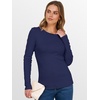 image:imageANRABESS Womens Long Sleeve Thermal Shirts Slim Fit Basic Tee Tops Warm Fleece Undershirts 2026 Fall Winter Layer OutfitsNavy Blue