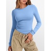 image:imageANRABESS Womens Long Sleeve Thermal Shirts Slim Fit Basic Tee Tops Warm Fleece Undershirts 2026 Fall Winter Layer OutfitsSky Blue