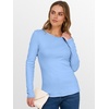 image:imageANRABESS Womens Long Sleeve Thermal Shirts Slim Fit Basic Tee Tops Warm Fleece Undershirts 2026 Fall Winter Layer OutfitsSky Blue