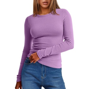 image:imageANRABESS Womens Long Sleeve Thermal Shirts Slim Fit Basic Tee Tops Warm Fleece Undershirts 2026 Fall Winter Layer OutfitsMauve