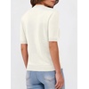 image:imageANRABESS Short Sleeve Sweaters for Women Summer Wool Blend Crew Neck Shirts Lightweight Work Top 2026 Business Casual OutfitsCream White