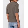 image:imageANRABESS Short Sleeve Sweaters for Women Summer Wool Blend Crew Neck Shirts Lightweight Work Top 2026 Business Casual OutfitsDrak Taupe