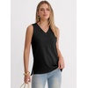 image:imageANRABESS Tank Tops for Women Summer V Neck Sleeveless Basic Tee Casual Loose Fit Shirts 2026 Spring Beach Vacation ClothesBlack