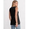 image:imageANRABESS Tank Tops for Women Summer V Neck Sleeveless Basic Tee Casual Loose Fit Shirts 2026 Spring Beach Vacation ClothesBlack
