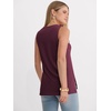 image:imageANRABESS Tank Tops for Women Summer V Neck Sleeveless Basic Tee Casual Loose Fit Shirts 2026 Spring Beach Vacation ClothesWine Red