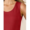 image:imageANRABESS Tank Tops for Women Waffle Knit Scoop Neck Flowy Casual Sleeveless Shirts 2026 Summer ClothesBright Red