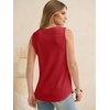 image:imageANRABESS Tank Tops for Women Waffle Knit Scoop Neck Flowy Casual Sleeveless Shirts 2026 Summer ClothesBright Red