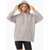 image:imageANRABESS Women Hoodies Long Sleeve Loose Fit Fleece Hooded Sweatshirts Drawstring Pullover Top With Pockets 2026 Fall OutfitsGrey Khaki