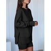 image:imageANRABESS Women Oversized Sweatshirts Thumbhole Long Sleeve Hoodies Shirts 2026 Fall Side Slit Pullover Top Teen Y2k OutfitsBlack