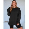 image:imageANRABESS Women Oversized Sweatshirts Thumbhole Long Sleeve Hoodies Shirts 2026 Fall Side Slit Pullover Top Teen Y2k OutfitsBlack