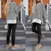 image:imageANRABESS Women Oversized Sweatshirts Thumbhole Long Sleeve Hoodies Shirts 2026 Fall Side Slit Pullover Top Teen Y2k OutfitsBlack White Striped
