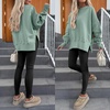image:imageANRABESS Women Oversized Sweatshirts Thumbhole Long Sleeve Hoodies Shirts 2026 Fall Side Slit Pullover Top Teen Y2k OutfitsSage Green