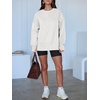 image:imageANRABESS Women Oversized Sweatshirts Thumbhole Long Sleeve Hoodies Shirts 2026 Fall Side Slit Pullover Top Teen Y2k OutfitsWhite
