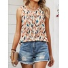 image:imageANRABESS Women Sleeveless Tank Top 2026 Summer Casual Loose Fit Eyelet Flowy Shirts 2026 Beach Vacation ClothesLeaves Print