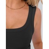 image:imageANRABESS Womens Crop Tank Tops Soft Breathable Ribbed Slim Fit Comfy for BasicCasualGoing OutampDaily WearBlack