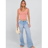 image:imageANRABESS Womens Crop Tank Tops Soft Breathable Ribbed Slim Fit Comfy for BasicCasualGoing OutampDaily WearCoral