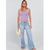 image:imageANRABESS Womens Crop Tank Tops Soft Breathable Ribbed Slim Fit Comfy for BasicCasualGoing OutampDaily WearLight Purple