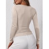 image:imageANRABESS Womens Long Sleeve Henley Tops Ribbed Knit Slim Fitted Trendy T Shirt Basic Tees Layer 2026 Fall Fashion OutfitsNature