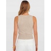 image:imageANRABESS Womens Tank TopsWool Blend Soft Summer Cropped SweatersFitted Sleeveless Business Casual Shirts for Travel WorkParchment