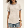image:imageANRABESS Womens Tops Summer Short Sleeve Shirts Dressy Casual Color Block Work Blouse 2026 Spring Trendy Lightweight SweaterBeige