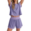 Purple Blue Stripe