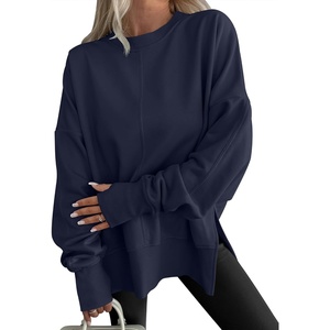 image:imageANRABESS Women Oversized Sweatshirts Thumbhole Long Sleeve Hoodies Shirts 2026 Fall Side Slit Pullover Top Teen Y2k OutfitsNavy Blue