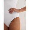 image:imageANRABESS Bodysuits for Women Short Sleeve Scoop Neck Tops 2026 Summer Slim Fit Ribbed Knit Sexy Basic Shirt Fashion OutfitsWhite