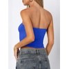image:imageANRABESS Tube Tops for Women Bandeau Strapless Cropped Banded Hem 2026 Summer ClothesRoayl Blue