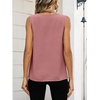 image:imageANRABESS Women Tank Tops Ruched Shoulder Dressy Blouse Business Casual Outfits Sleeveless V Neck Shirt Beach Vacation ClothesDusty Rose